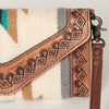 ADBG906 American Darling Handcrafted Hand Tooled Leather Saddle Blanket Envelope