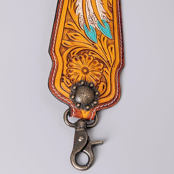 LC-ADSTF169 Hand Tooled Genuine Leather Handle Strap