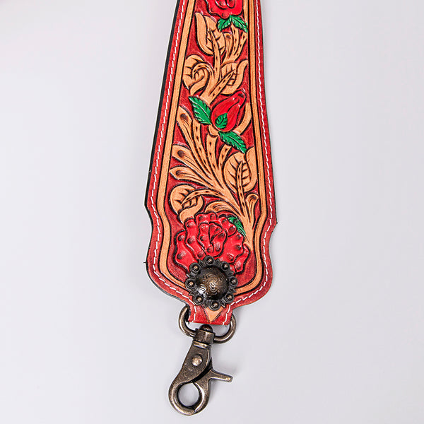 LC-ADSTF170 Hand Tooled Genuine Leather Handle Strap