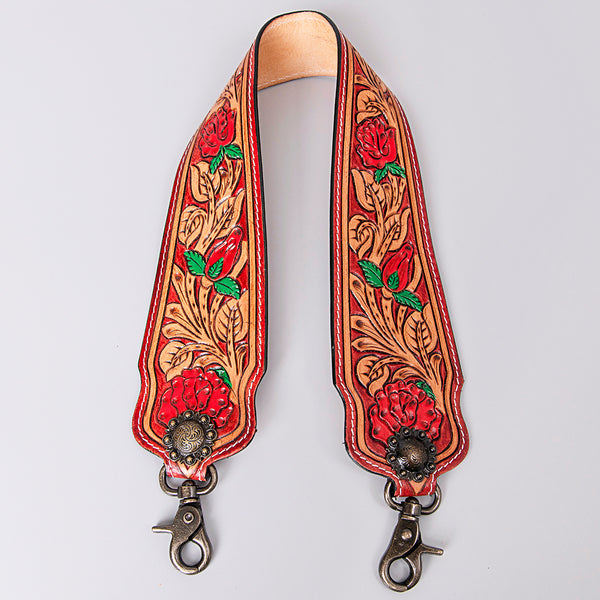 LC-ADSTF170 Hand Tooled Genuine Leather Handle Strap