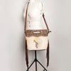 LC-ADBGS146 Western Crossbody Bag - Tooled Leather & Hair-On Hide