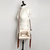 ADBG109 American Darling Western Leather Crossbody Bag Hair-On Cowhide and Fringe
