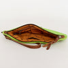 ADBG344 American Darling Western Leather Wristlet Bag with Hair-On Cowhide and Inlay