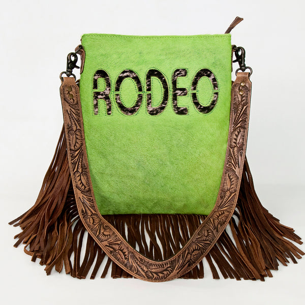 ADBGS192 Large Crossbody Genuine Western Leather Women Bag Sage