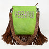 ADBGS192 Large Crossbody Genuine Western Leather Women Bag Sage