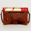 ADBGS178 Red Metallic Cowhide Envelope Crossbody - Western Leather Purse