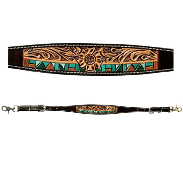 BER284-Western Leather Wither Straps