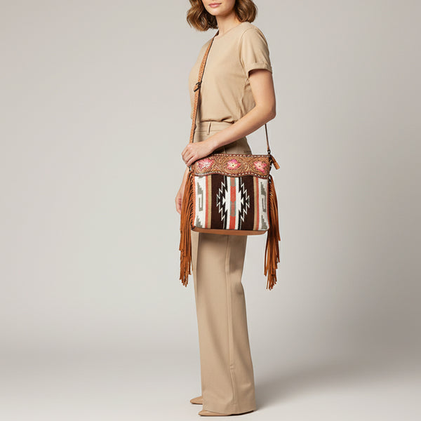 LC-ADBGZ639 Crossbody Genuine Western Leather Women Bag