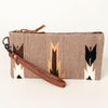 ADBG344 American Darling Aztec Saddle Blanket Western Style Wristlet Clutch Bag