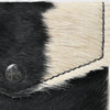 LC-ADBGZ141 Hair-On Cowhide Coin Purse - Western Leather Mini Wallet