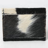 LC-ADBGZ141 Hair-On Cowhide Coin Purse - Western Leather Mini Wallet
