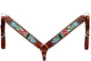 BER336-Western Leather Breast Collar