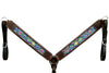 BER341-Western Leather Breast Collar