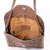 ADBG942 American Darling Handcrafted Crocodile Embossed Leather Small Cross body Bag
