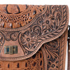 ADBG942 American Darling Handcrafted Crocodile Embossed Leather Small Cross body Bag
