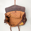 ADBG516 American Darling Hand Tooled Floral & Hand Woven Saddle Blanket Western Duffel Bag