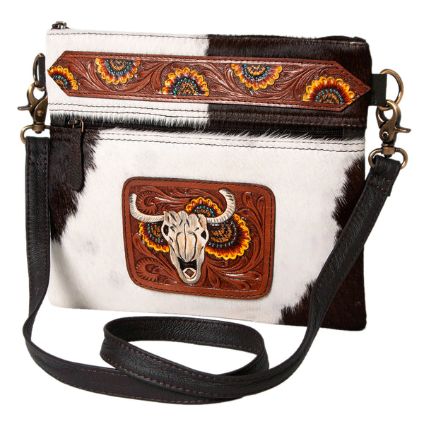 LC-KBK114 Clutch Genuine Leather women bag western Bag