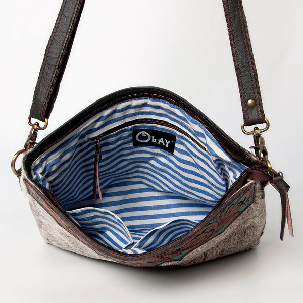 KBA112 Crossbody Genuine Leather women bag western Bag