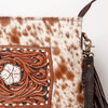 LC-KBA124 Crossbody Genuine Leather women bag western Bag