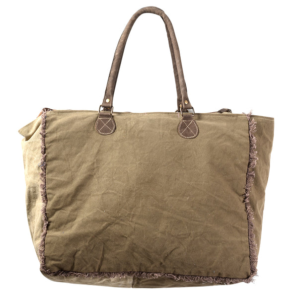 LC-KB348 Weekender Upcycled Canvas Ladies Bag