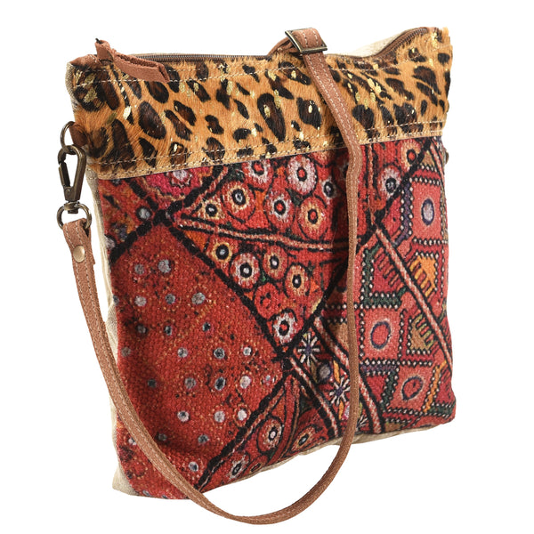 LC-KB353 Crossbody Upcycled Canvas Ladies Bag