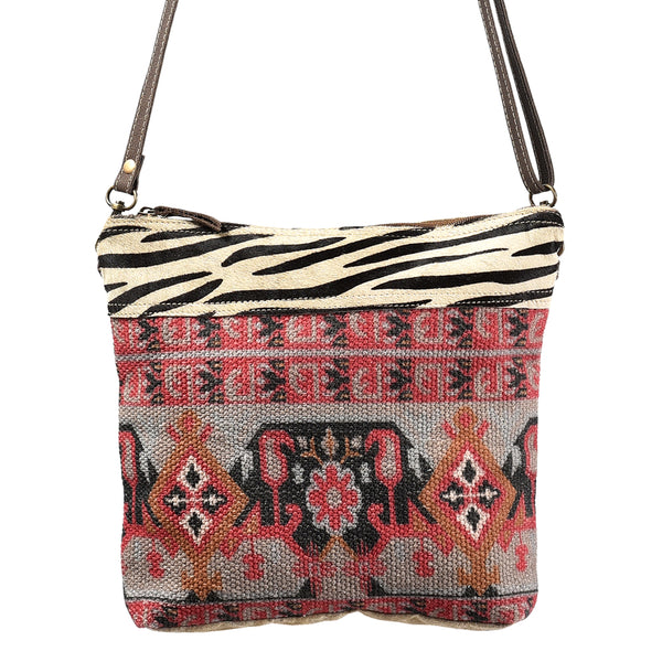 LC-KB354 Crossbody Upcycled Canvas Ladies Bag
