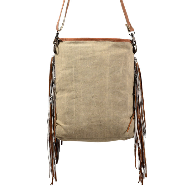 LC-KB360 Large Crossbody Upcycled Canvas Ladies Bag