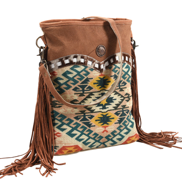 LC-KB361 Large Crossbody Upcycled Canvas Ladies Bag
