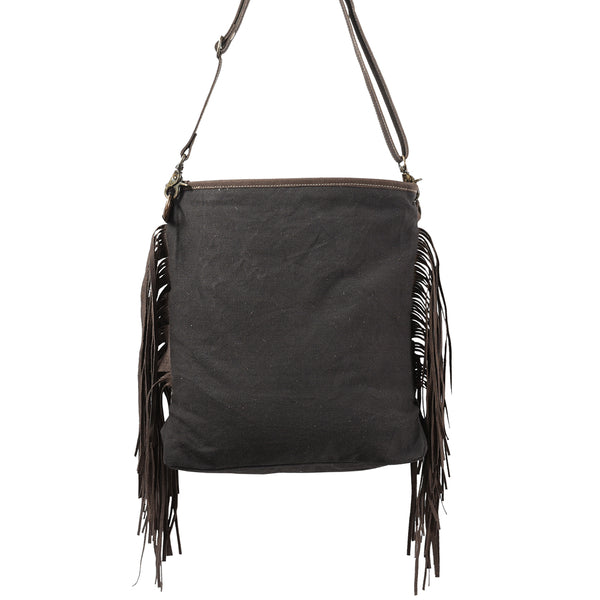 LC-KB363 Large Crossbody Upcycled Canvas Ladies Bag