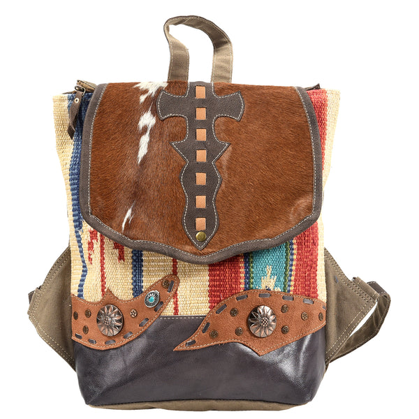 LC-KB364 Backpack Upcycled Canvas Ladies Bag