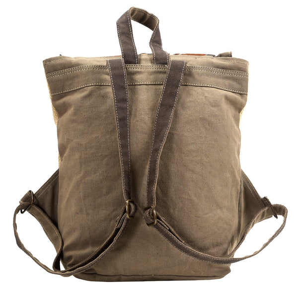 LC-KB364 Backpack Upcycled Canvas Ladies Bag