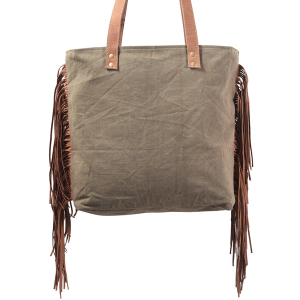 LC-KB366 Tote Upcycled Canvas Ladies Bag