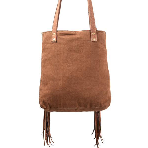 LC-KB367 Tote Upcycled Canvas Ladies Bag