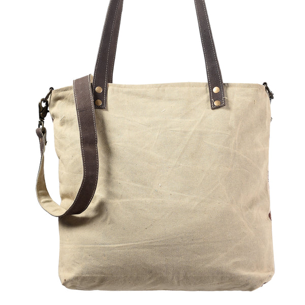 LC-KB369Tote Upcycled Canvas Ladies Bag