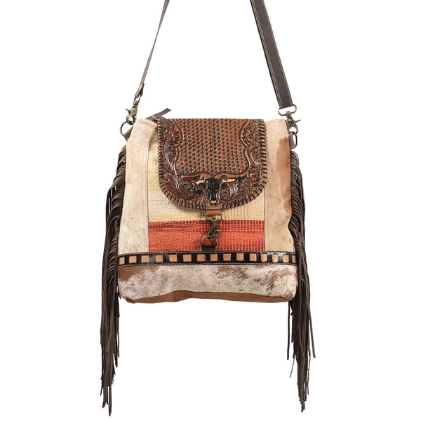 LC-KB372 Messenger Upcycled Canvas Ladies Bag