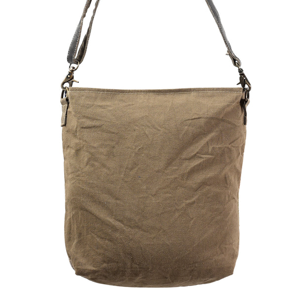 LC-KB375 Large Crossbody Upcycled Canvas Ladies Bag
