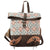 LC-KB377 Backpack Upcycled Canvas Ladies Bag