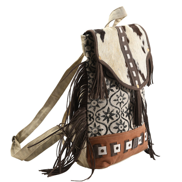 LC-KB378 Backpack Upcycled Canvas Ladies Bag