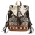 LC-KB378 Backpack Upcycled Canvas Ladies Bag