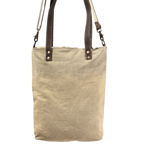 LC-KB380 Tote Upcycled Canvas Ladies Bag