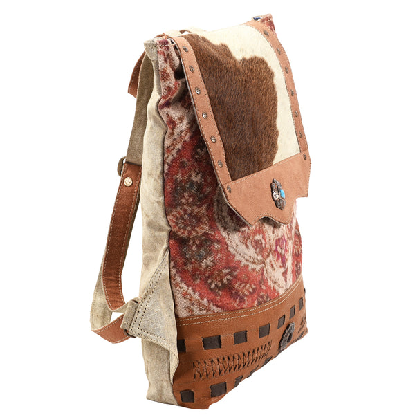 LC-KB384Backpack Upcycled Canvas Ladies Bag
