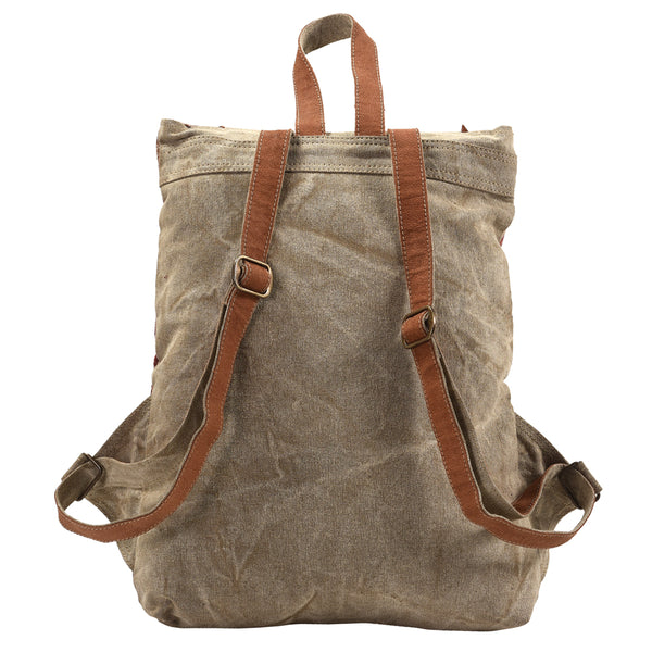 LC-KB384Backpack Upcycled Canvas Ladies Bag