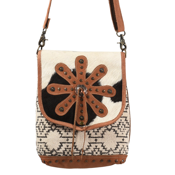 LC-KB387Messenger Upcycled Canvas Ladies Bag