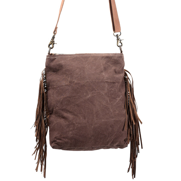 LC-KB393 Messenger Upcycled Canvas Ladies Bag