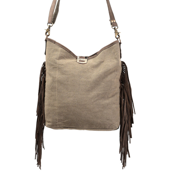 LC-KB396 Crossbody Upcycled Canvas Ladies Bag