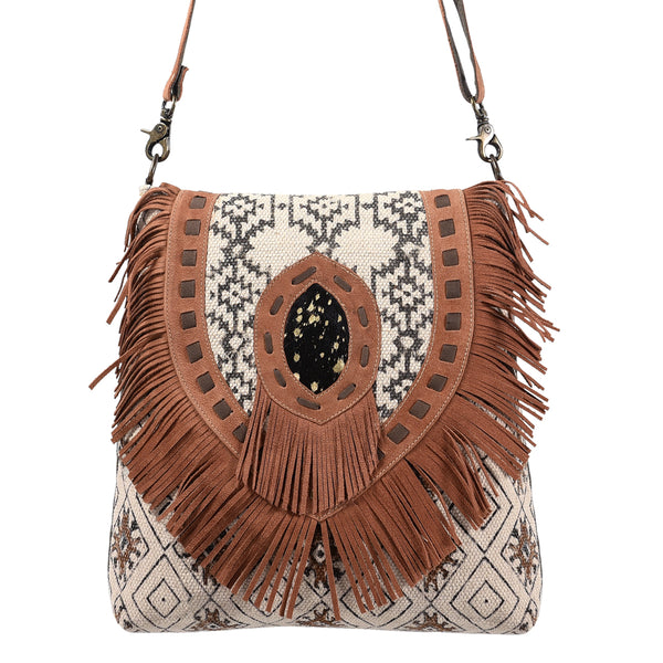LC-KB397Messenger Upcycled Canvas Ladies Bag