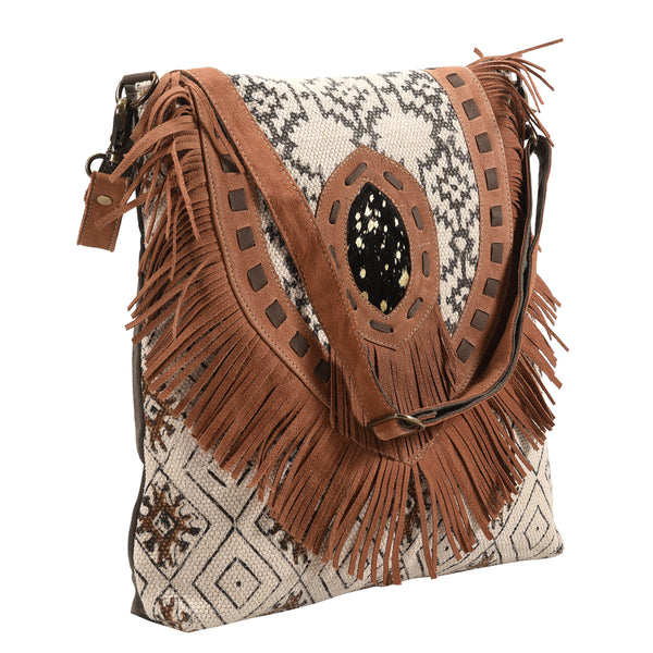 LC-KB397Messenger Upcycled Canvas Ladies Bag