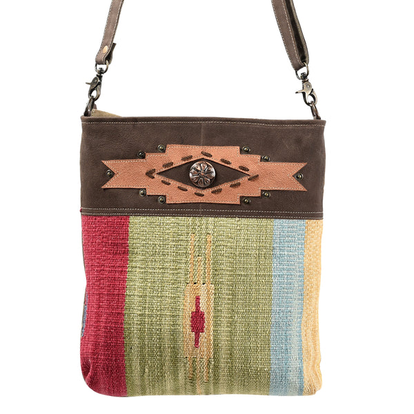 LC-KB400Large Crossbody Upcycled Canvas Ladies Bag