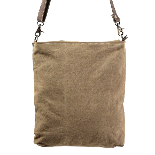 LC-KB400Large Crossbody Upcycled Canvas Ladies Bag