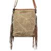 LC-KB401 Large Crossbody Upcycled Canvas Ladies Bag
